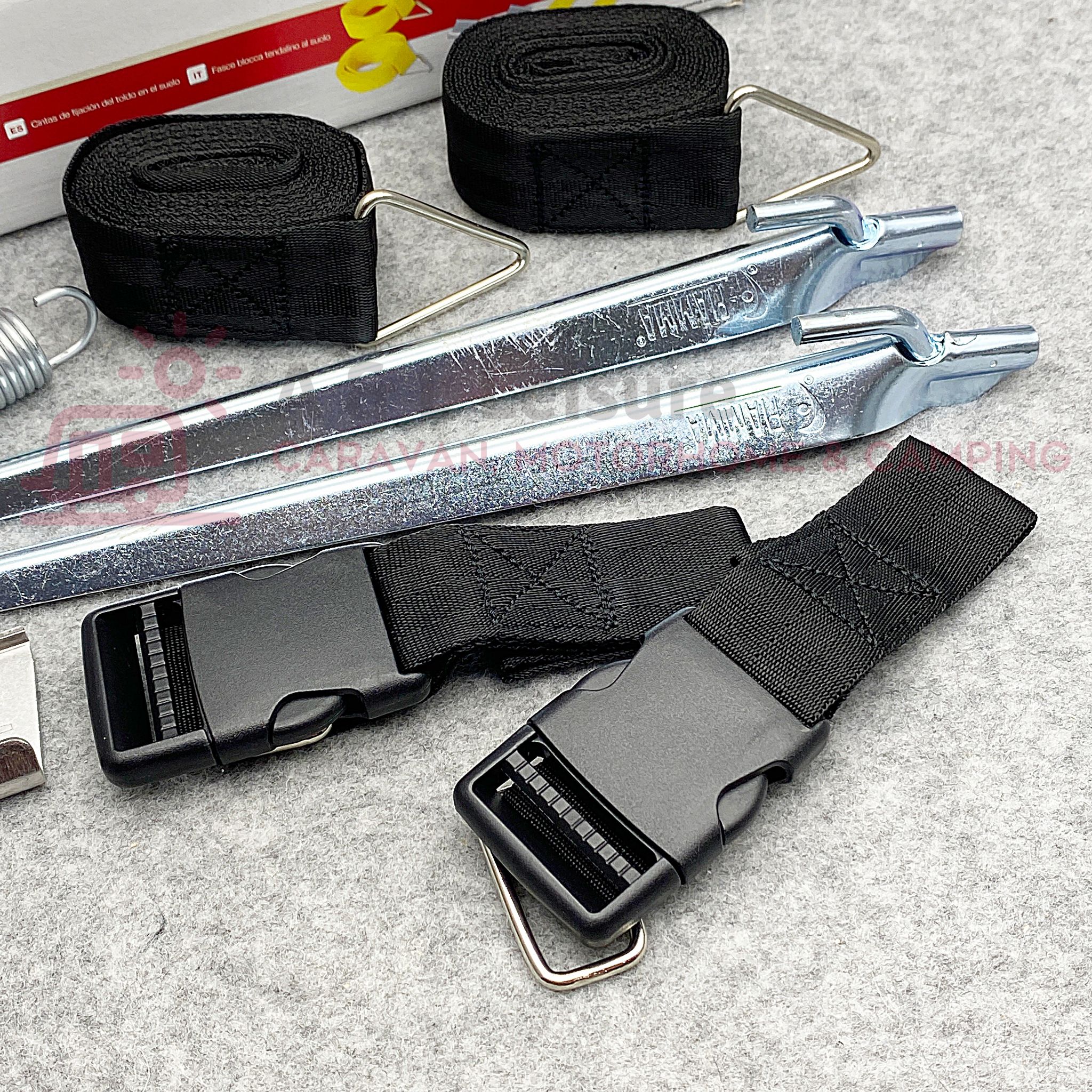 FIAMMA Canopy Tie Down Kit S - BLACK